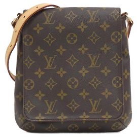 Bolsa de Ombro Louis Vuitton Monogram Musette Salsa M51258 Marrom