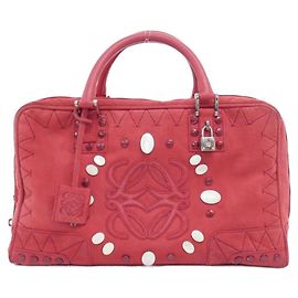 Sac à main Loewe Amazona Blanc Rouge