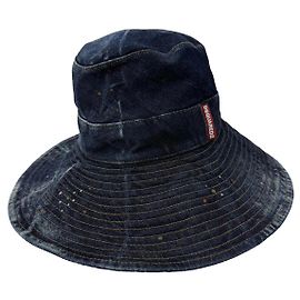 Dsquared2 Cappello Bucket in Denim Blu