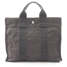 Hermès Borsa Tote Hermes Herline PM Marrone