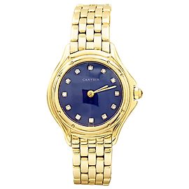 Reloj Mujer CARTIER, "Cougar", oro amarillo, índices de diamantes. Otro