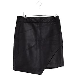 Zadig & Voltaire Lederrock Schwarz Schwarz