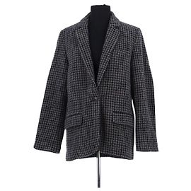 Isabel Marant Etoile Anthrazitfarbene Wolljacke Anthrazitgrau