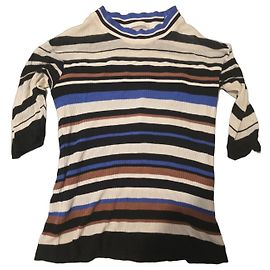 Hugo Boss BOSS Maglione a righe multicolore Marrone Nero Bianco Blu