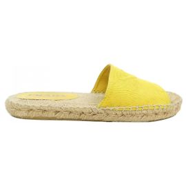 Prada Ledersandalen Gelb