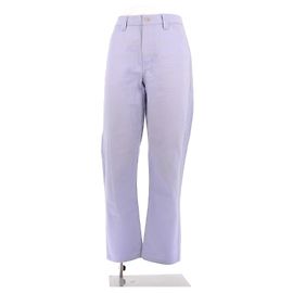 Jean Acne Studios Violet en Coton Taille 44 Violet