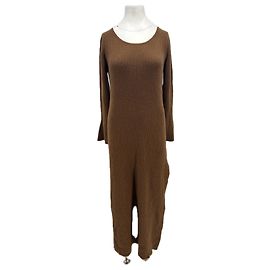 Autre Marque Robe LINNEA LUND marron en cachemire S Marron