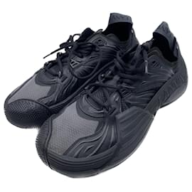 Lanvin Sneaker Schwarz Polyester Größe 42 Schwarz