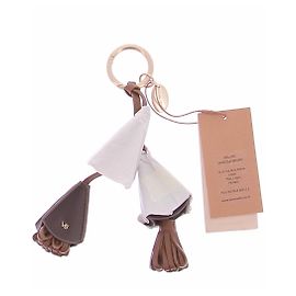 Vanessa Bruno Leather Keychain Brown Brown