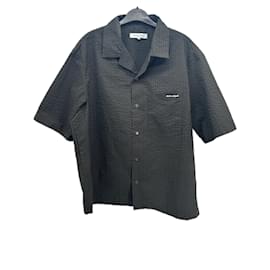 Autre Marque MAISON KITSUNÉ Hemd Schwarz Schwarz