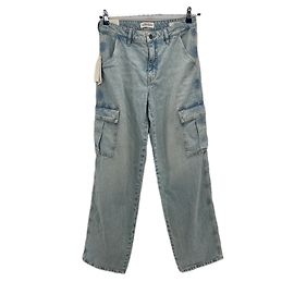 Vaqueros Guess de denim crudo azul algodón talla 28 Azul