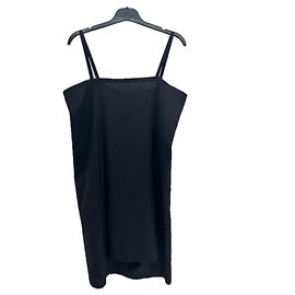 Junya Watanabe Schwarzer Jumpsuit mit schmalen Trägern Schwarz
