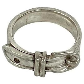 Hermès Cinto Hermes Vintage Ring Prata