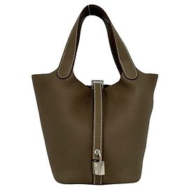 Hermès Bolsa HERMES Picotin Lock PM Bege