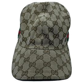 Gucci GG Canvas Baseball Cap Brown