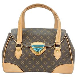 Borsa Louis Vuitton Monogram Beverly GM Marrone