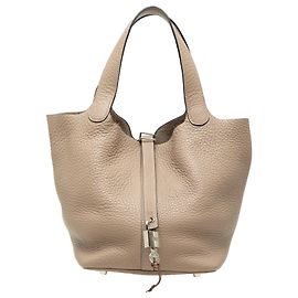 Hermès Picotin Lock 18 en Clemence Beige Beige