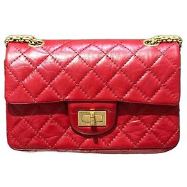 Chanel 2.55 Reissue Mini Bolso de Cadena Rojo Roja