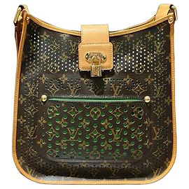 Louis Vuitton Borsa a Tracolla Evelyn Marrone Verde