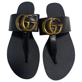 Sandali Gucci Marmont da donna Nero