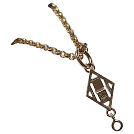 Hermès Collier Gambade en Or Rose et Diamant Doré