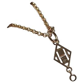 Hermès Gambade Diamond Necklace in Rose Gold Golden