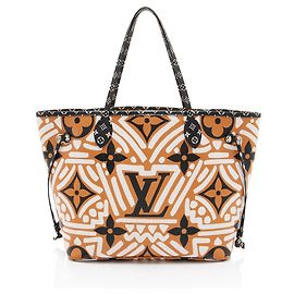 Louis Vuitton Limited Edition Monogram Crafty Neverfull MM Tote Black