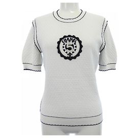 Chanel Knit Top White
