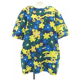 Top Marni Blu Beige Verde Giallo Blu navy