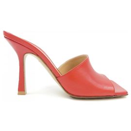 Bottega Veneta 610538VBSF0 Lammleder Sandalen Rot