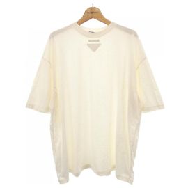 Camiseta de algodón Prada Beige