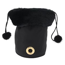 Céline Pochette Celine Vintage in nylon Nero