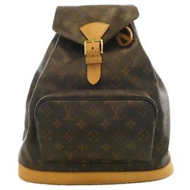 Louis Vuitton Monogram Montsouris GM Backpack Brown