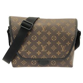 Louis Vuitton Monogram Macassar Magnetic Messenger Bag Brown