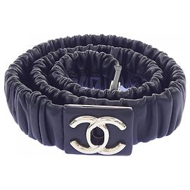 Chanel Standard Black Belt Black