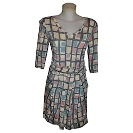 Vestido estampado Weekend Max Mara Multicolor