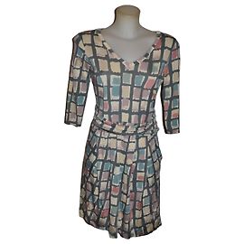 Vestido estampado Weekend Max Mara Multicor