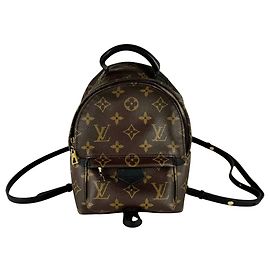 Louis Vuitton Monogram Palm Springs Mini Backpack Brown Monogram