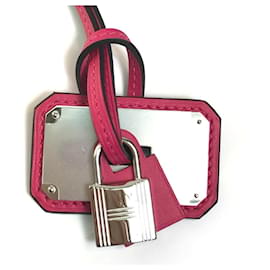 Hermès Hermes O'Kelly GM Anhänger Halskette Silber Pink