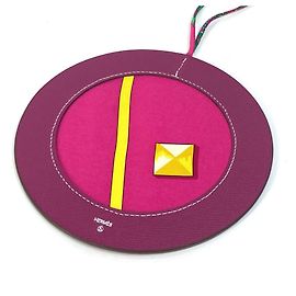 Hermès Charm de sac Hermes Petit H en violet Violet