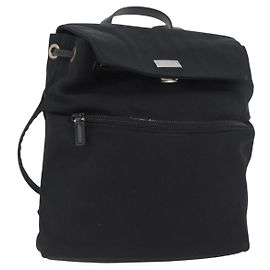 Gucci Vintage Flap Nylon Preto