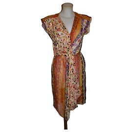 Robe courte Diane von Furstenberg Multicolore Doré