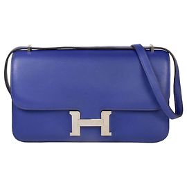 Hermès Bolsa de ombro Hermes Constance 3 Elan Azul