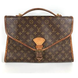 Sac Louis Vuitton Monogram Beverly Marron Monogramme