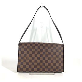 Borsa a tracolla Louis Vuitton Damier Tribeca Long Flap Marrone Damier ebene