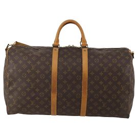 Louis Vuitton Keepall Bandoulière Canvas 60 Marrom