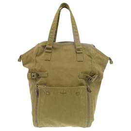Sac cabas en toile kaki Yves Saint Laurent Kaki