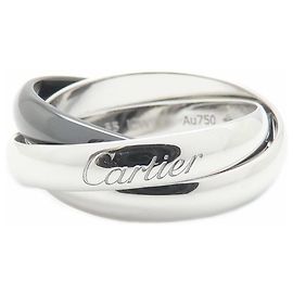 Anillo Trinity Cartier Negro Plata