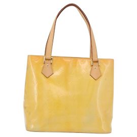 Louis Vuitton Houston Monogram Vernis Gelb