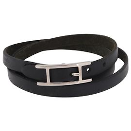 Hermès Hermes Hapi 3 Leather with Metal Black